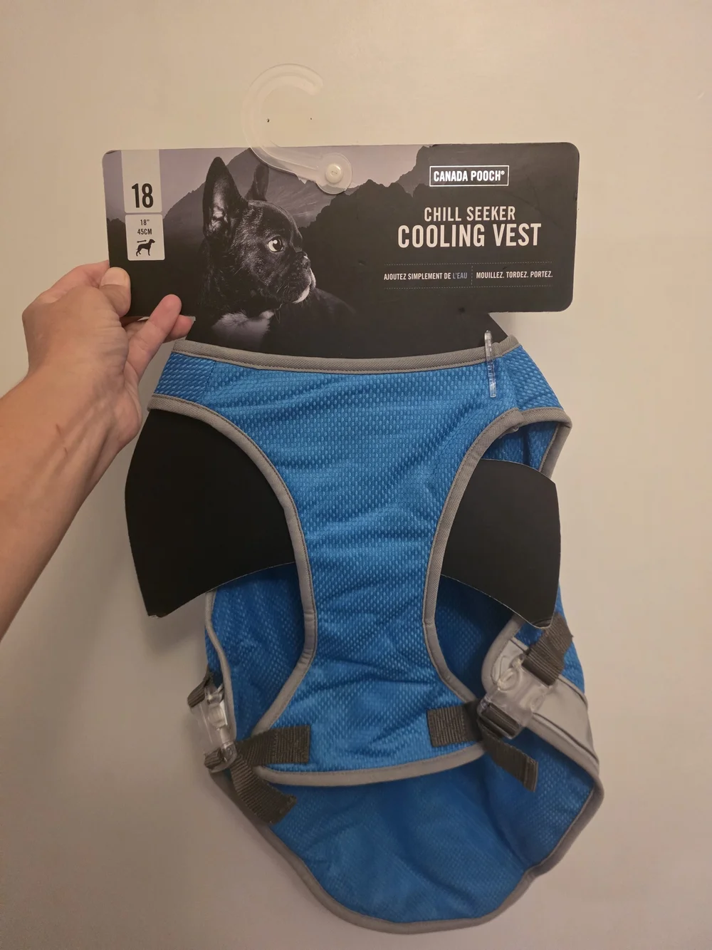 Canada Pooch Chill Seeker Cooling Vest for Kids One Pieces - Blue